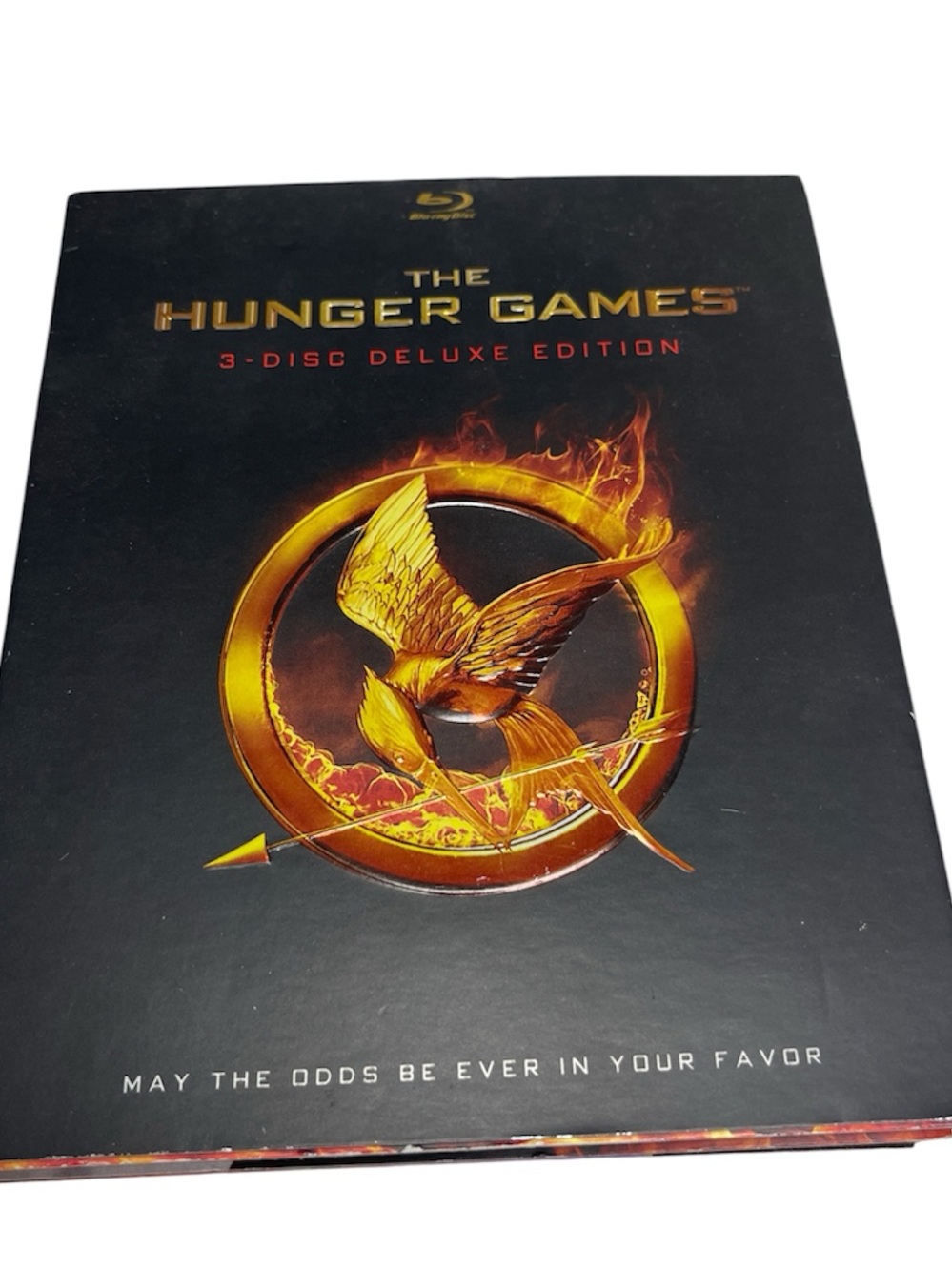 The Hunger Games 3-Disc Deluxe Edition Blu-ray 2012 Bonus Disc Slipcover